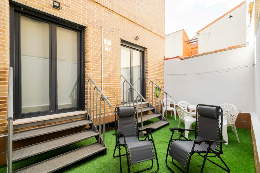 Terraza de vivienda en Puente de Vallecas