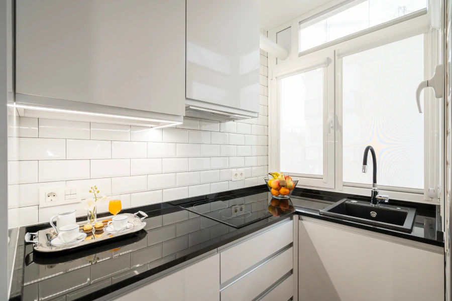 cocina de la vivienda en Carabanchel